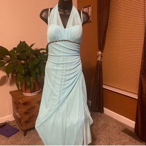 Cache Party/evening dress, light blue, size 4